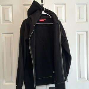 Supreme black sweatshirt hoodie